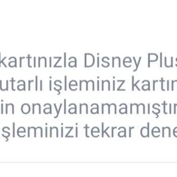 Disney Plus İzinsiz Hesabımdan Para Çekmeye Çalışıyor.