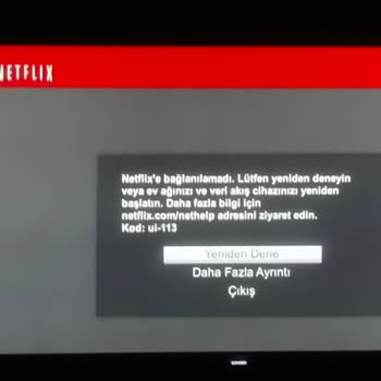 Samsung Smart TV Netflix Açılmıyor