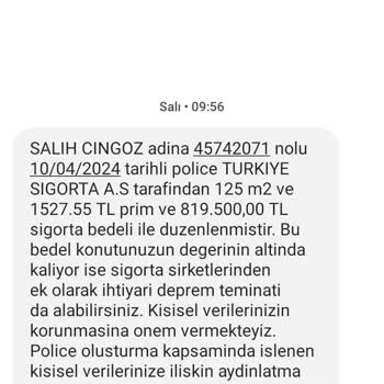 Ziraat Bankası Kredi Hesabımı Kapattım DASK Ve Konut Sigortası İstemiyorum