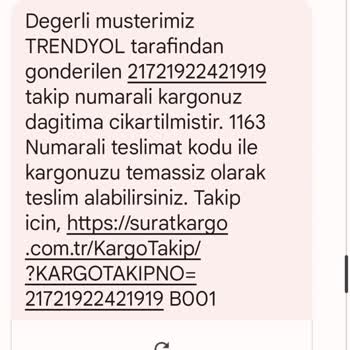 Sürat Kargo Nun Teslimat Tarihinin Geçmesine Rağmen Gelmemesi