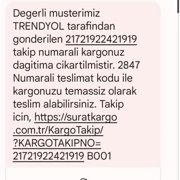 Sürat Kargo Nun Teslimat Tarihinin Geçmesine Rağmen Gelmemesi
