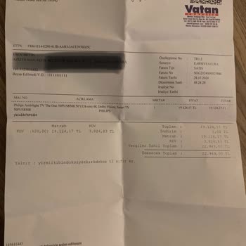 Vatan Bilgisayar Müşterilerini Mağdur Ediyor.