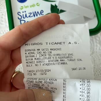 Pınar Et ve Süt Süzme Peynirde Küf Şikayeti