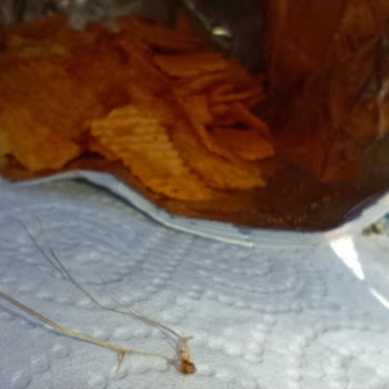 Ruffles Ketçaplı Cipste İplik Benzeri Bir Şey Çıktı