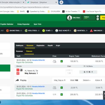 İddaa.com Dan İddaa Oynarken Dikkat