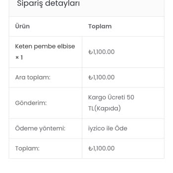 Kesaa Design Ödeme Yapıldığı Halde Dönüş Yapmıyor.