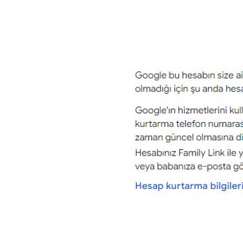 Gmail Google Hesabıma Giriş Yapamıyorum