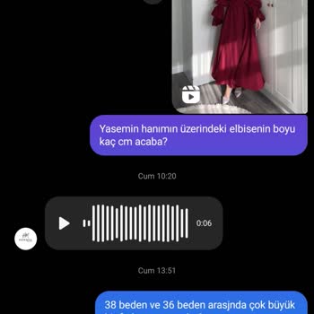 Hermia Atelier (instagram-shopier) Instagram Sayfasından Aldığım Elbiseyi İade Yapamıyorum