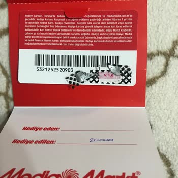 Media Markt Hediye Kartı Pin Sorunsalı