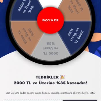 Boyner Kodu Kabul Edilmiyor