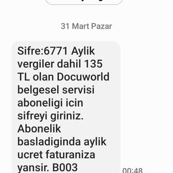Vodafone Docuworld Zoraki Üyelik Hakkında