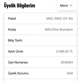 MACFit (İstanbul Avrupa) Macfit Üyeliğimin Habersiz Otomatik Yenilenmesi