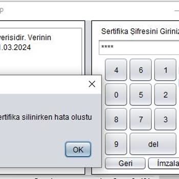 E Güven Sertifika Hatası