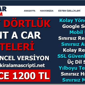 Hazır Rent A Car Sitesi Güvensizliği