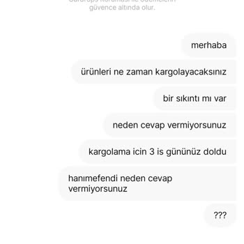 Gardrops Kargolama Süresi Doldu