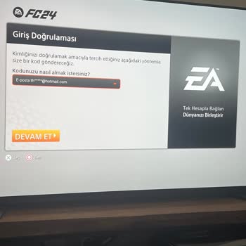 EA Sports FC24 Giriş Doğrulaması