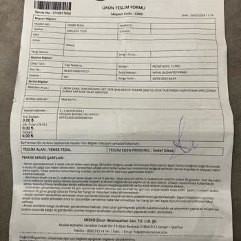 Xiaomi Vatan Bilgisayar'dan Aldığım Telefon Bozuk Çıktı Para İadesi Yapılmadı