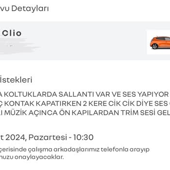 Renault Çetaş Otomotiv Servis İlgisizliği Ve Çözümsüzlüğü