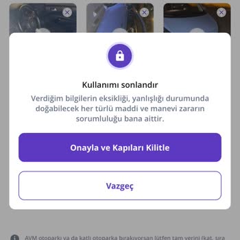 Getir Araç Kitleme Sorunu