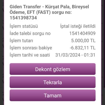 Enpara Hızlı Transferde Yanlış İşlem: Yardım Talebi