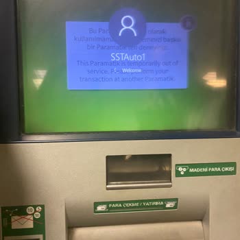 Garanti Bankası ATM Para Çekme Ünitesi Arızası