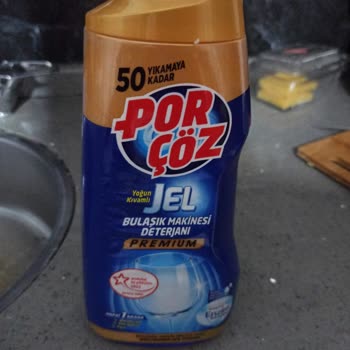 Porçöz Marka Bulaşık Makinesi Deterjanı Bardak Sarartma