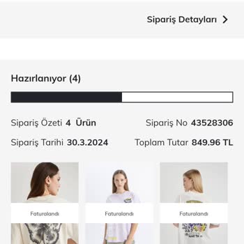 DeFacto Online Siparişi İptal Etmemesi (gece Siparişi)