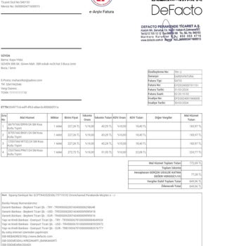 DeFacto Online Siparişi İptal Etmemesi (gece Siparişi)