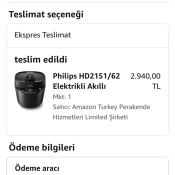 PHILIPS Ev Aletleri Philips HD2151/62 ALL In Cooker E8 Hatası Ve İade Edilememesi
