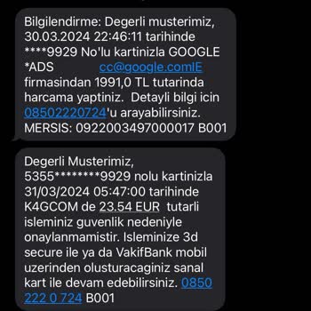Google Ads Para Çekimi