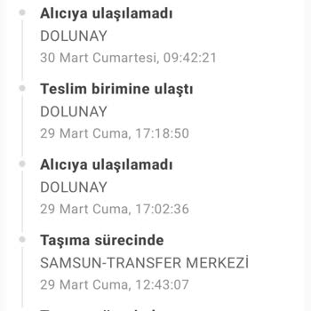 Yurtiçi Kargo'dan Şikayetçiyim. Ne Aradılar, Ne De Mesaj Geldi.