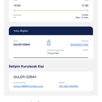Ajet Ve Obilet Uçak Bileti İptali Çözümsüzlüğü