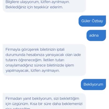 Ajet Ve Obilet Uçak Bileti İptali Çözümsüzlüğü