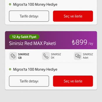 Vodafone Sadece Yüksek Fiyatlı Tarifeler Öneriyor