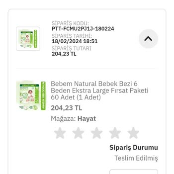 Bebem Natural 6 Numara Bezin Hayatı Zorlaştırması
