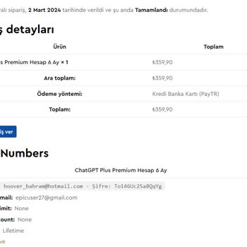 Lisansnet 6 Aylık Chatgpt Ürünümü Kullanamıyorum Ve Yardımcı Olmuyor