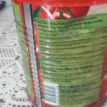 Tukaş Salçanın Renginin Koyuluğu