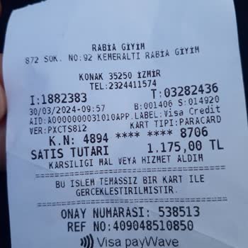 Rabia Giyim Değişim Yapmıyorlar Alırken Uyarmıyorlar