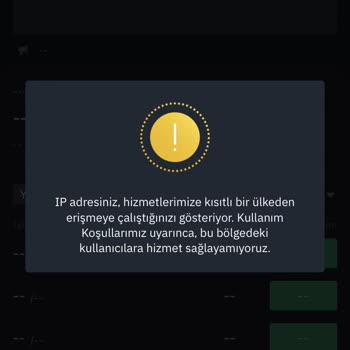 Binance Uygulamasına Girilmiyor