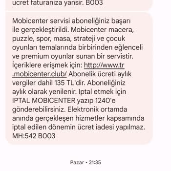 Vodafone Pay Üzerinden Mobil Ödeme İşlemleri Hk.