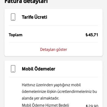 Vodafone Net Eğlen Cepte Rızam Dışında Abonelik Yüklüyor