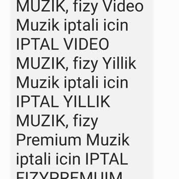 Turkcell Fizy Star Aboneliği İptali