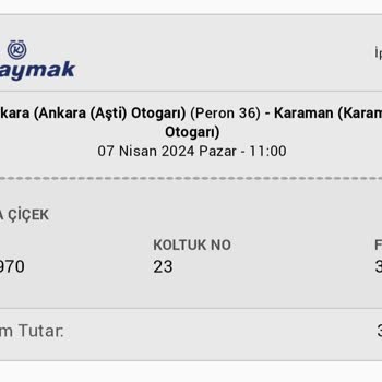 Obilet Otobüs Bileti İptali İade