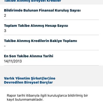 KKB İtiraz Ve Güncelleme