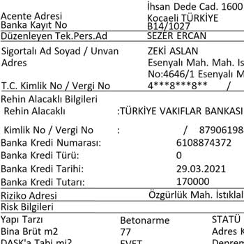 VakıfBank Sarı Panjur Paket Sigorta İptali