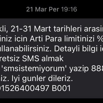 Akbank Arti Para Gelen SMS