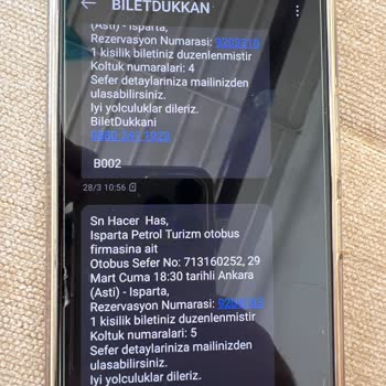 Isparta Petrol Turizm Mağdur Olduğumu İfade Etmek İsterim