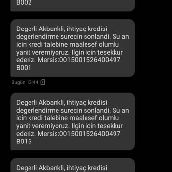 Akbank Mobil Kredi Vaadi Hayal Kırıklığına Dönüştü
