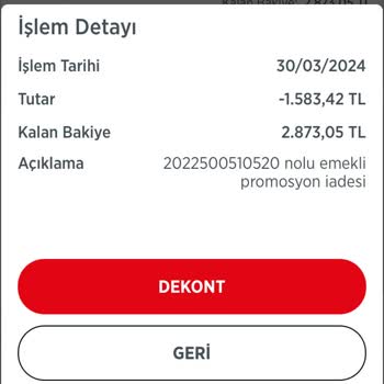 Ziraat Bankası Promosyon İadesi Şikayeti