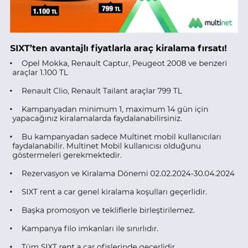 Multinet Ve Sixt Rent A Car